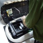 Reparation av vibrationsplatta